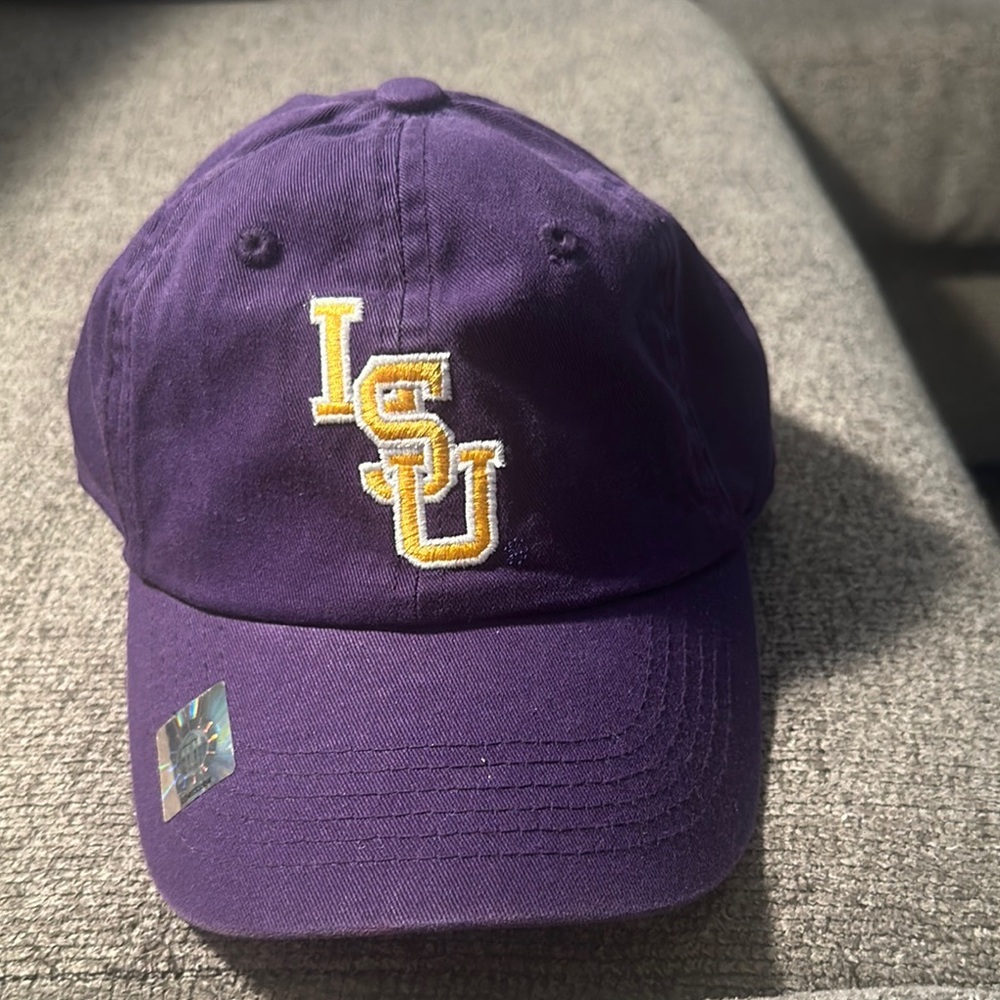 Purple LSU Embroidered Women's Cap
